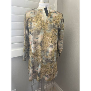 Nwot Italian Designer Shirt Dress - image 1